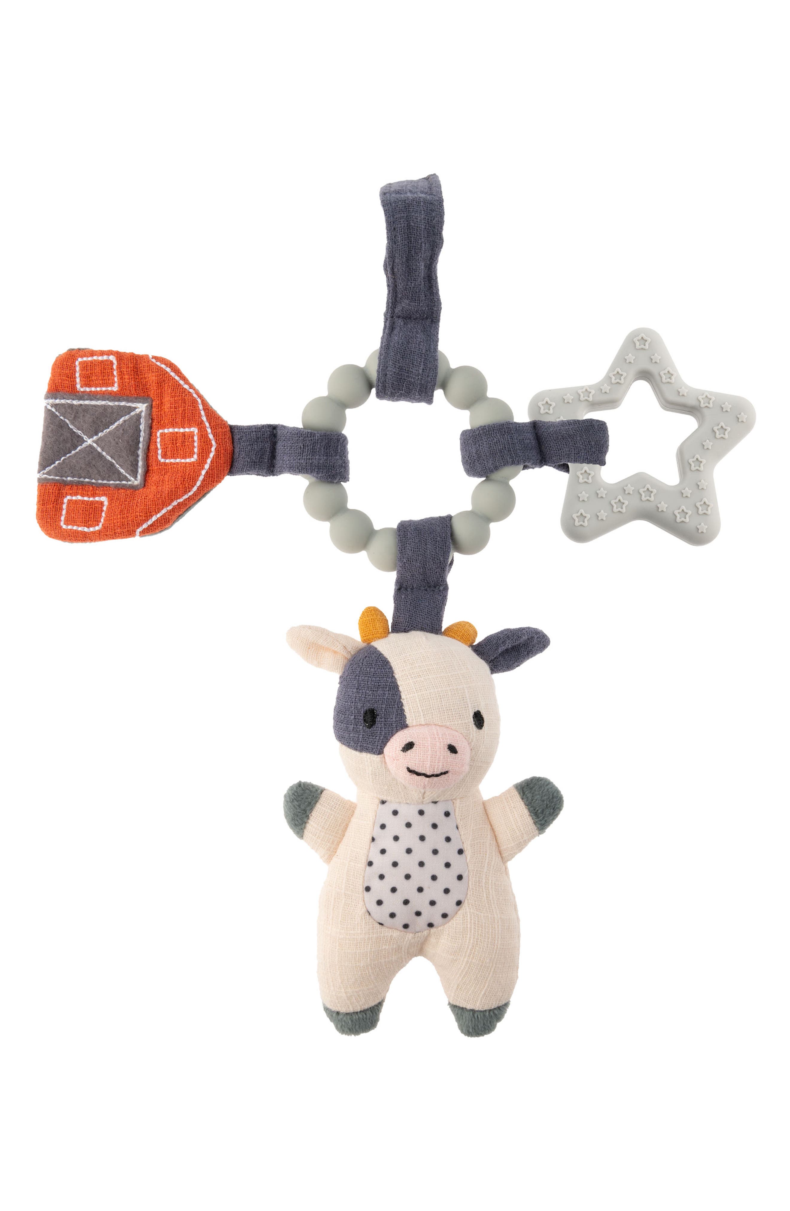 Stephen Joseph Stroller Toy in Cow 