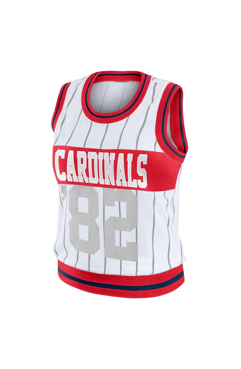 WEAR by Erin Andrews Women's WEAR by Erin Andrews White St. Louis Cardinals Sporty Tank Top, Alternate, color, White