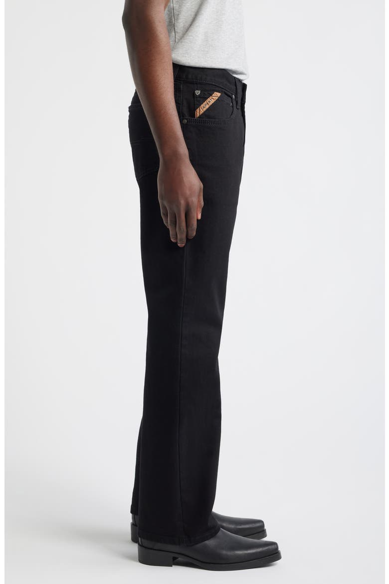 M4 Relaxed Bootcut Jeans, Alternate, color, BLACK