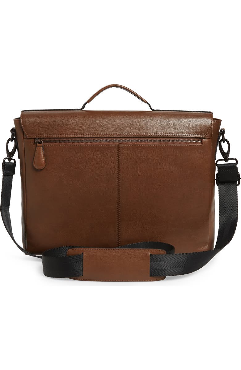 Ted Baker London Leather Briefcase, Alternate, color,