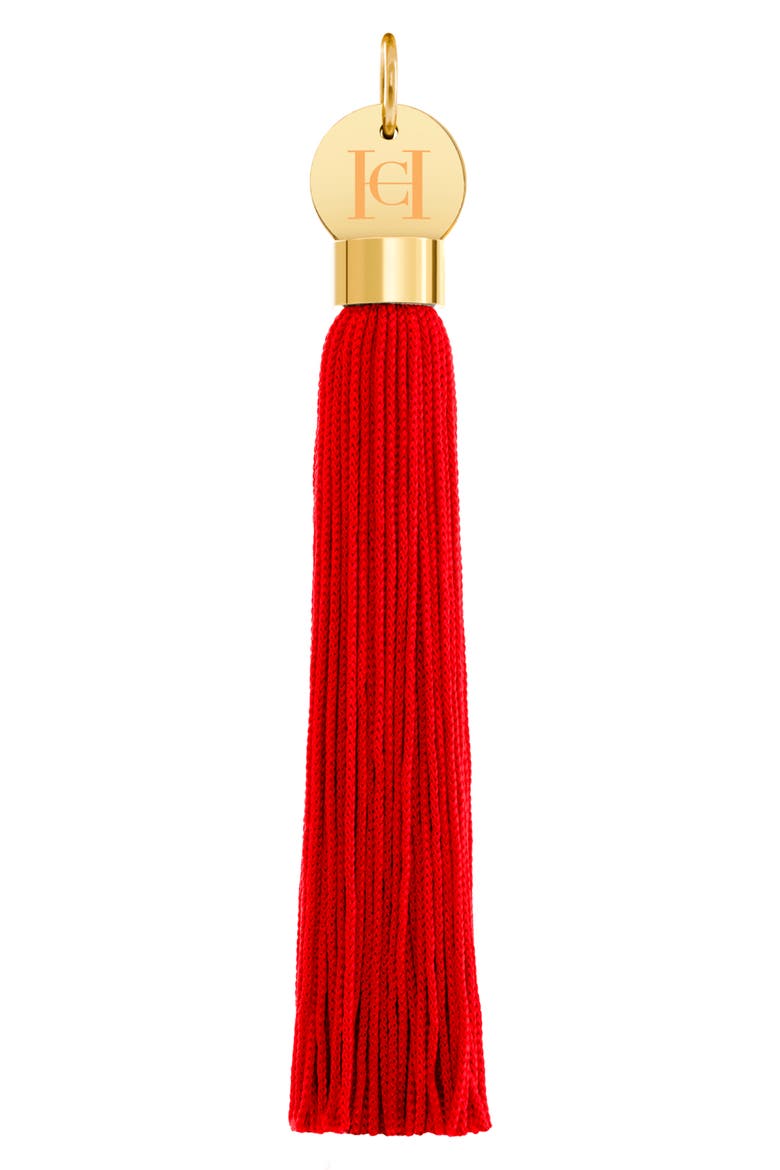The Tassel Accessory Lipstick Charm, Main, color, RED