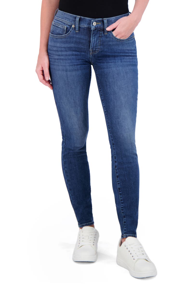 Lucky Brand Ava Mid Rise Skinny Jeans, Main, color, 