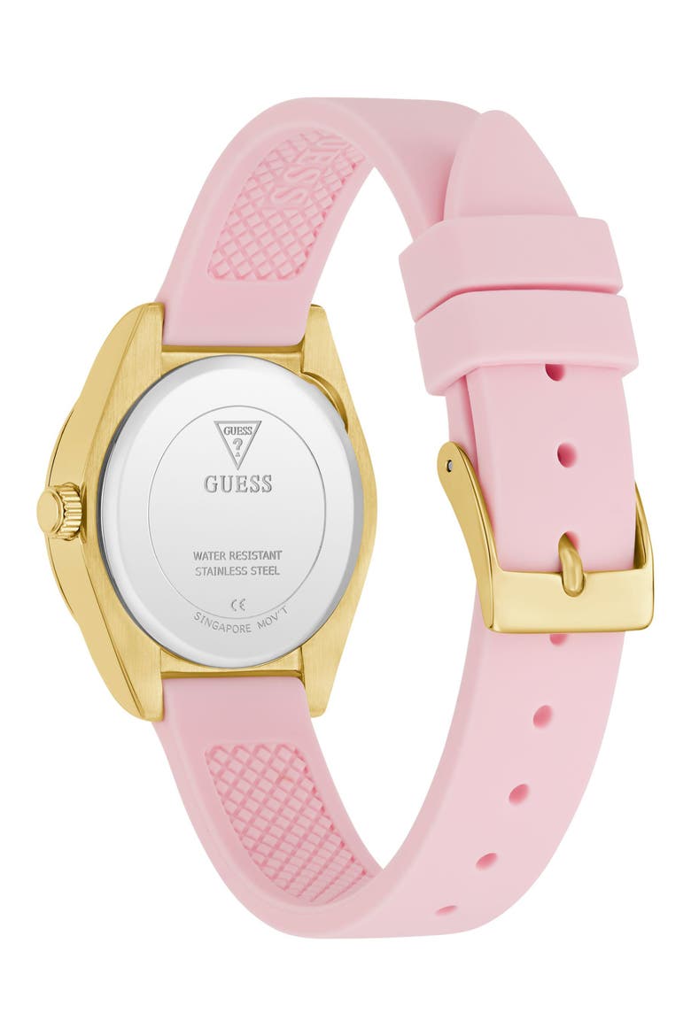 Mini Luna Silicone Strap Watch, 30mm, Alternate, color, PINK