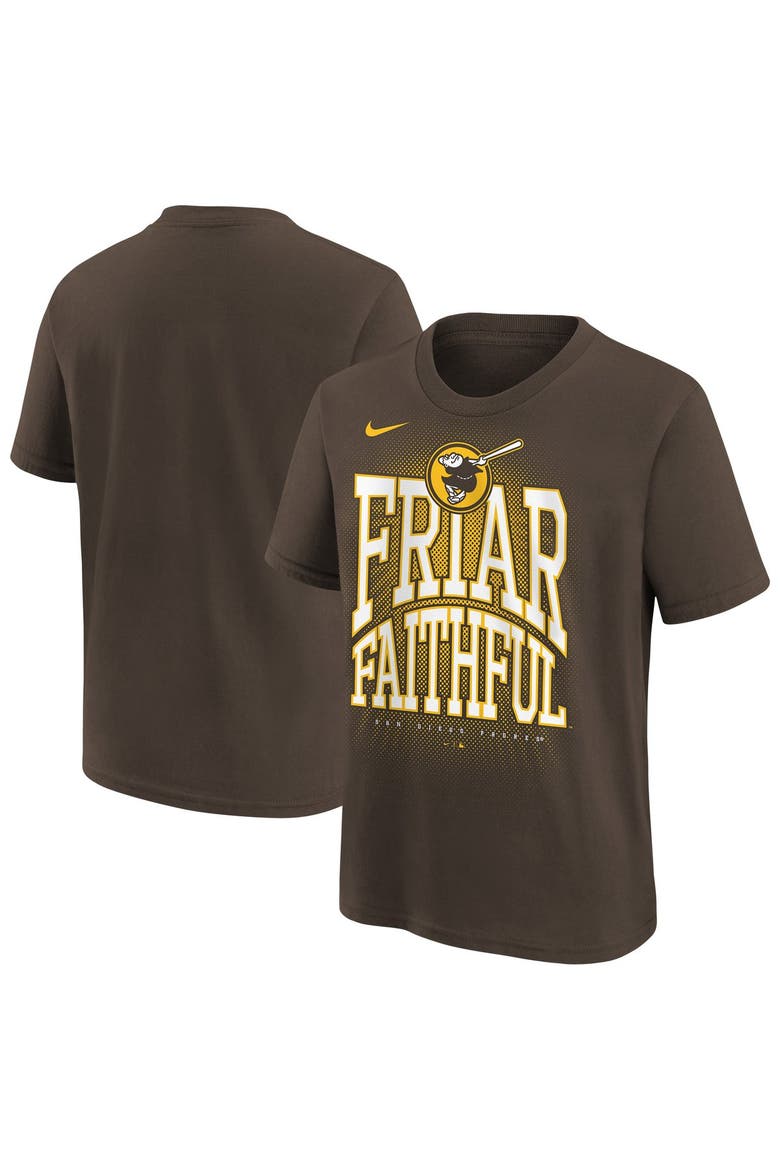Youth Nike  Brown San Diego Padres Hometown Collection T-Shirt, Main, color, Brown