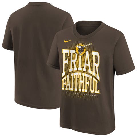 Youth Nike  Brown San Diego Padres Hometown Collection T-Shirt