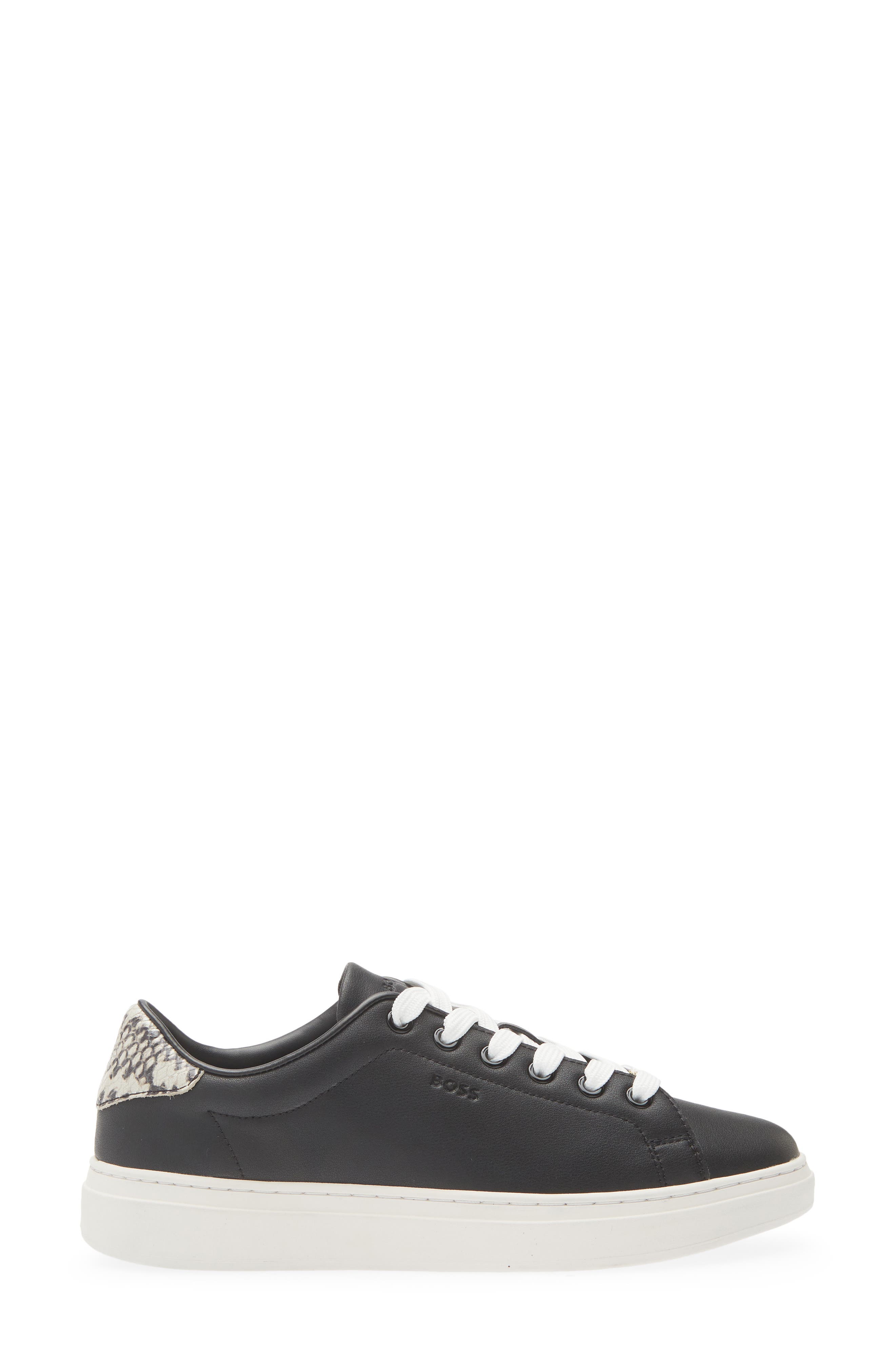 Kieran Tennis Shoe, Alternate, color, BLACK/ PYTHON