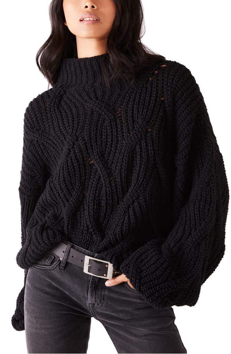 Free People Seasons Change Funnel Neck Sweater, Main, color,