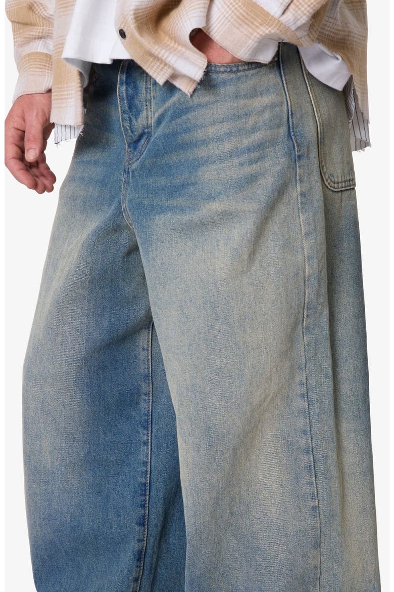 Baggy Rave Washed Wide Leg Jeans, Alternate, color, MEDIUM BLUE