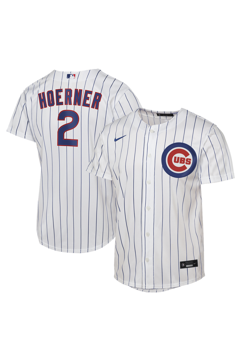 Men's Nike Nico Hoerner White Chicago Cubs Home Replica Jersey, Main, color, White