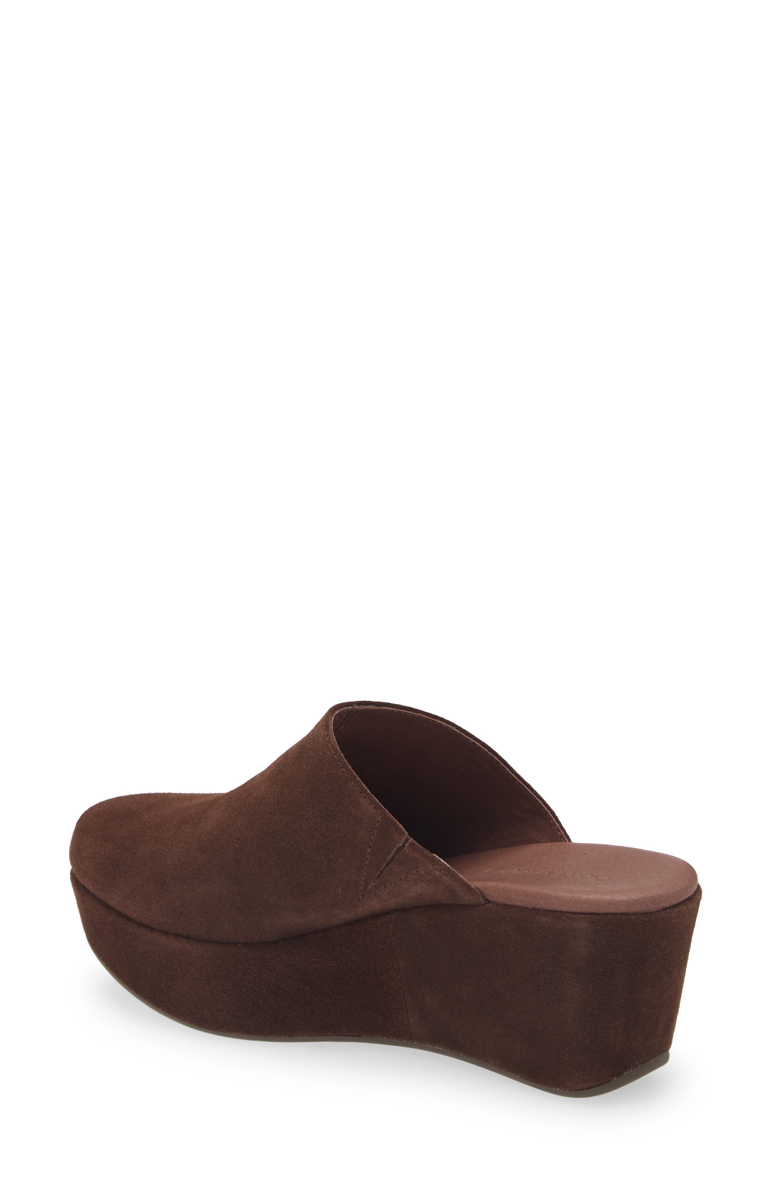 Yoma Platform Clog, Alternate, color, CHOCOLATE SUEDE
