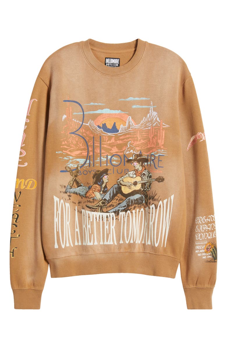 Billionaire Boys Club Tomorrow Sunset Graphic Sweatshirt, Alternate, color, 