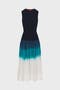 selected Macadamia / Blue Dip Dye