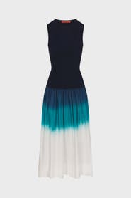 SIMONMILLER Novo Knit Poplin Combo Dress