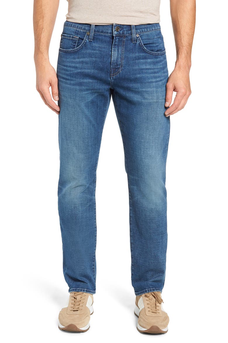 Straight Slim Straight Leg Jeans, Main, color, LYNNWOOD