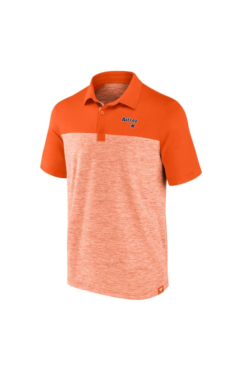 FANATICS Men's Fanatics Orange Houston Astros True Classics Avid Fan Brushed Polo, Alternate, color, Orange