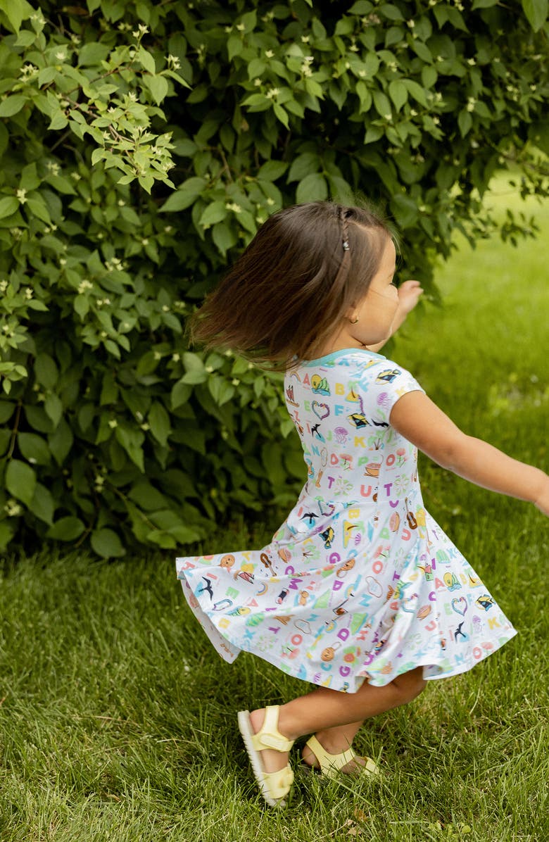 Coco Moon Kine ABCs T-Shirt Dress & Bloomers, Alternate, color,