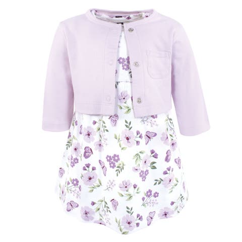 Baby Cotton Dress & Layering Cardigan