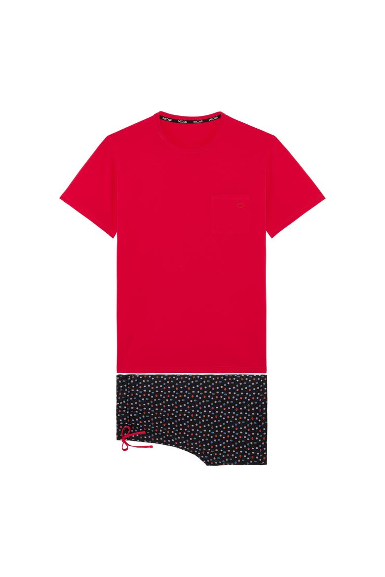 Charli Short Sleepwear, Main, color, Black Print