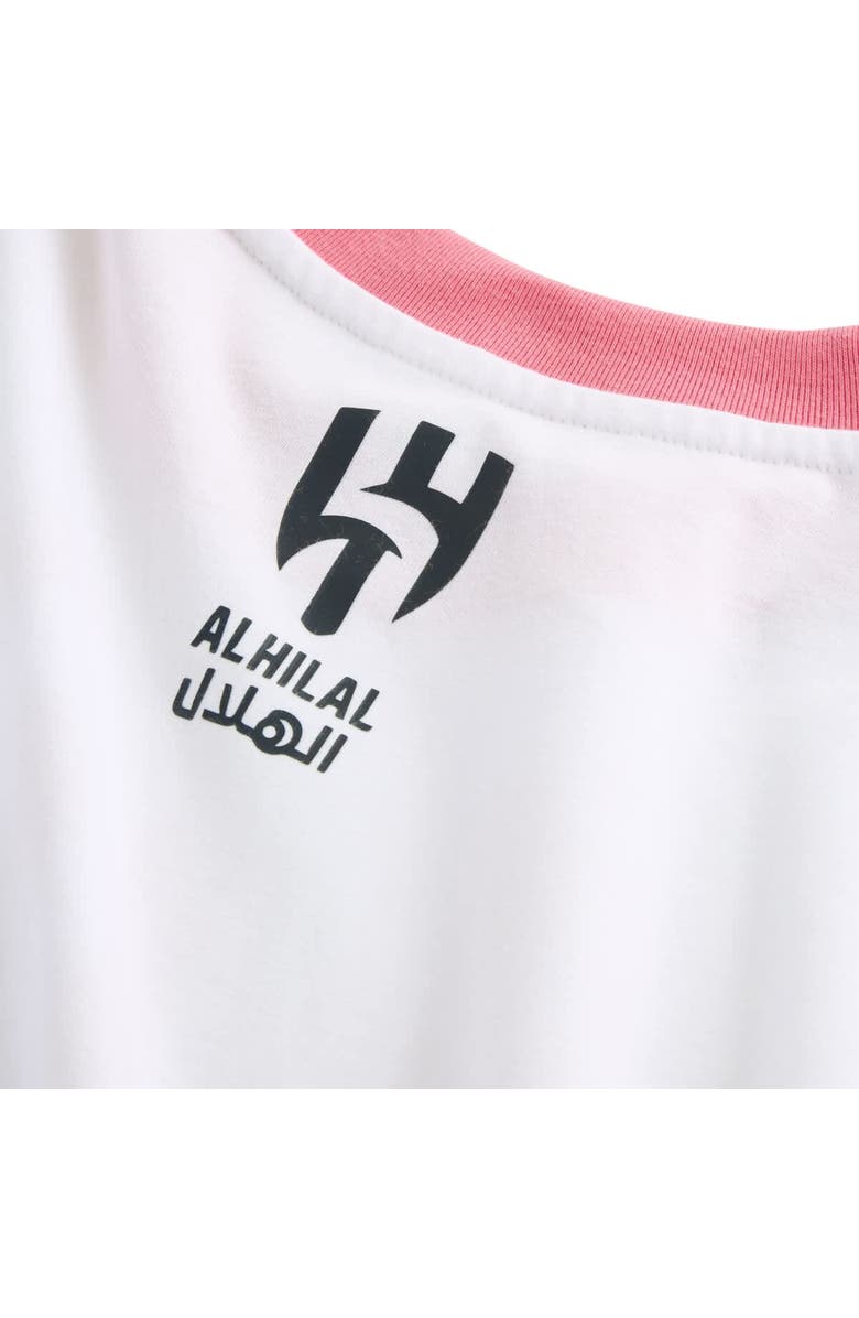 PUMA Men's Puma White Al Hilal 2025 FIFA Club World Cup Hoops T-Shirt, Alternate, color, White