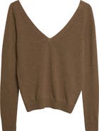 Saint Laurent Deep V-Neck Cashmere Sweater