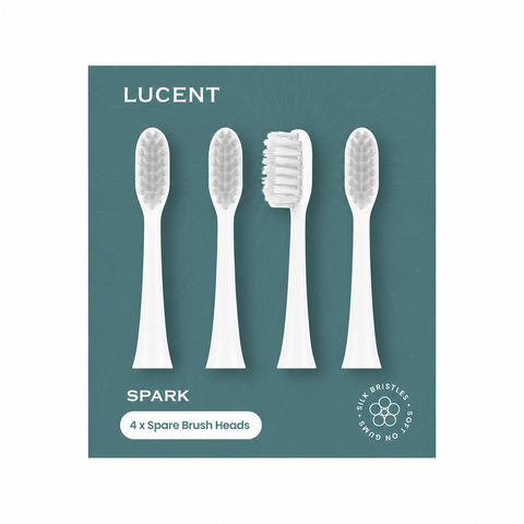 Spark Sonic Toothbrush Heads, 4 pack