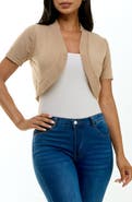 Nina Leonard Knit Bolero