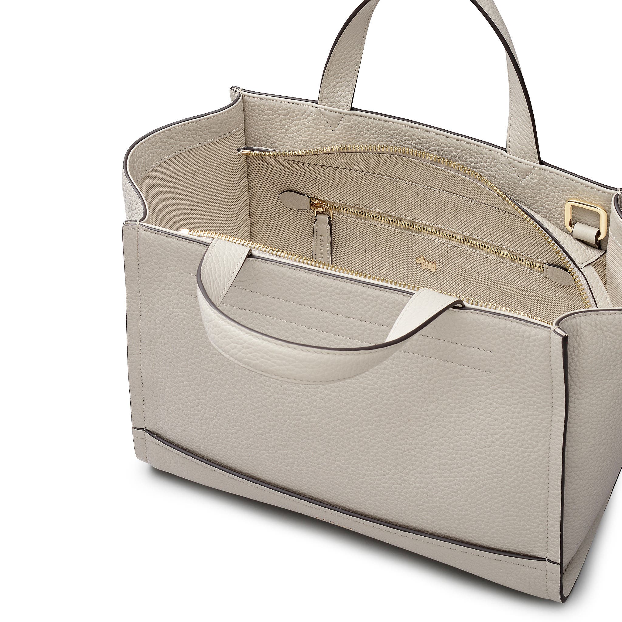 Oak Street Medium Ziptop Satchel Bag, Alternate, color, Shell