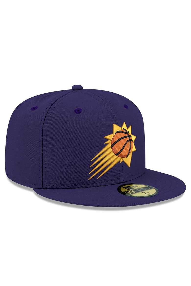 Men's New Era  Purple Phoenix Suns Team 59FIFTY Fitted Hat, Alternate, color, Purple
