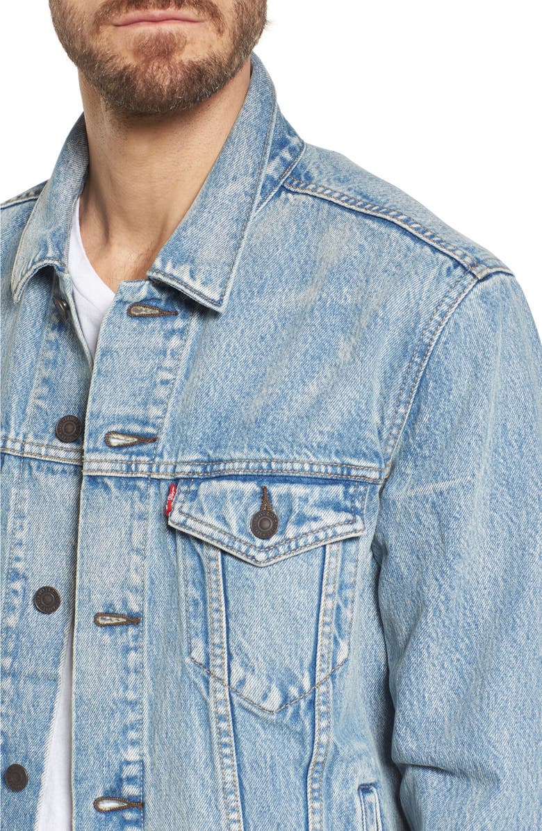 Levi's<sup>®</sup> Trucker Denim Jacket, Alternate, color, 
