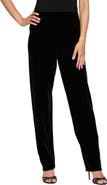 Alex Evenings Slim Velvet Pull-On Pants