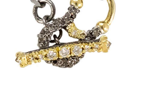 Armenta Pavé Diamond Toggle Pendant Necklace In Yellow Gold/diamond
