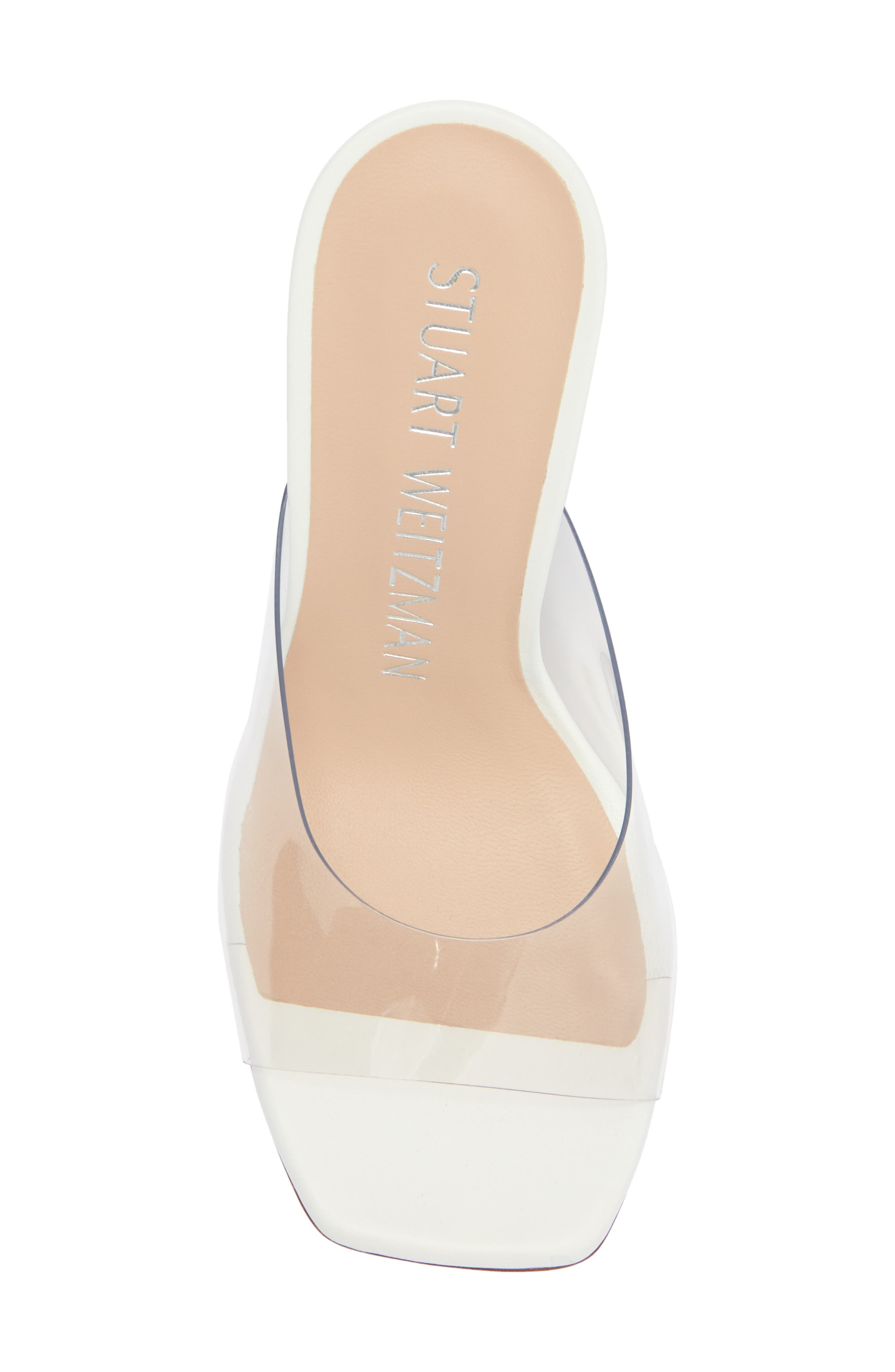 Stuart Weitzman Tia 100 Lucite<sup>®</sup> Wedge Sandal, Alternate, color, 