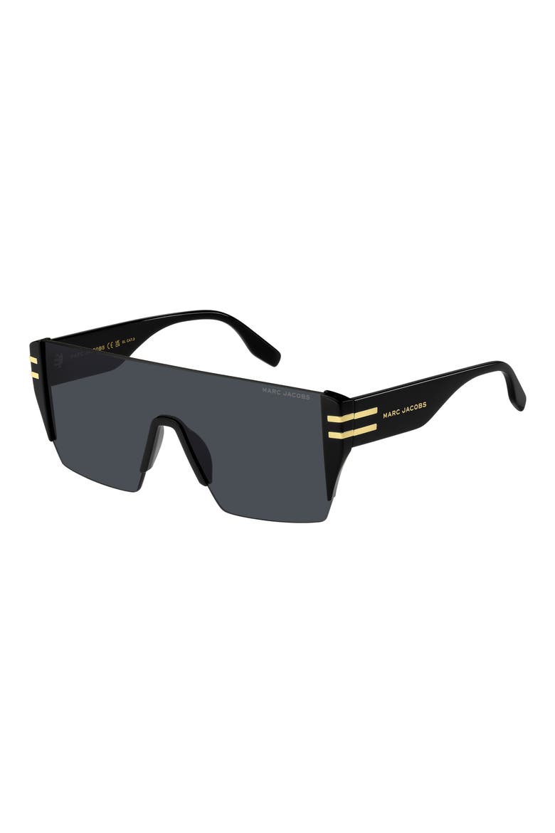 99mm Shield Sunglasses, Alternate, color, BLACK/ GREY