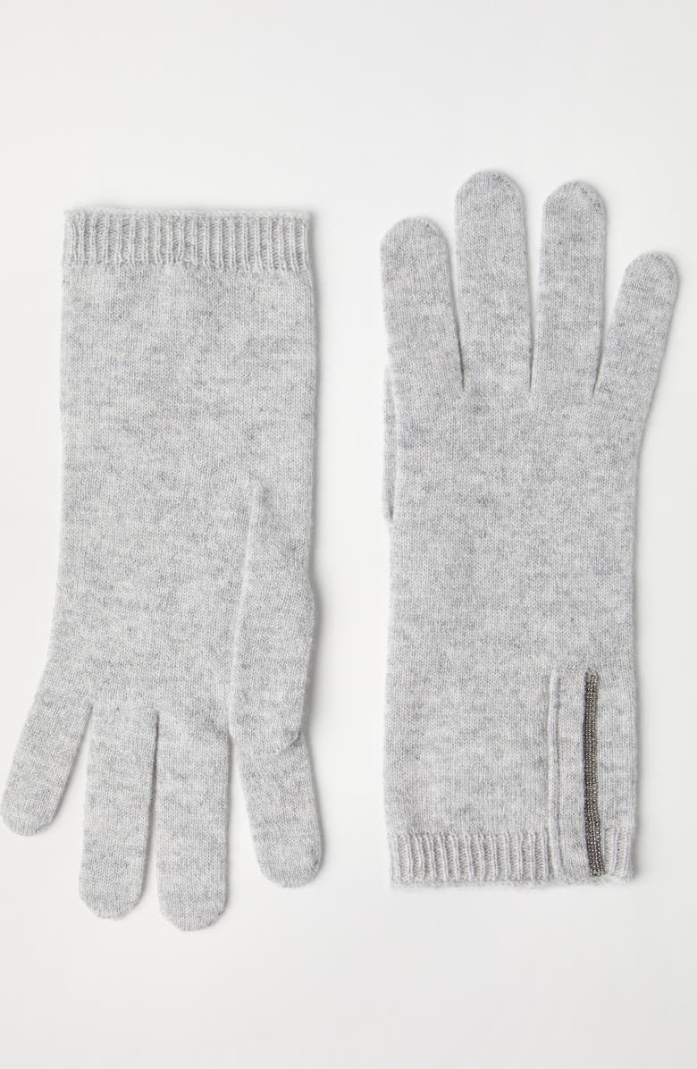 Brunello Cucinelli Knit gloves, Alternate, color, 