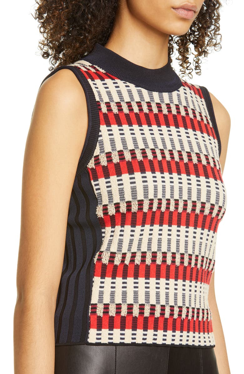 Rosetta Getty Geometric Pattern Textured Shell, Alternate, color,