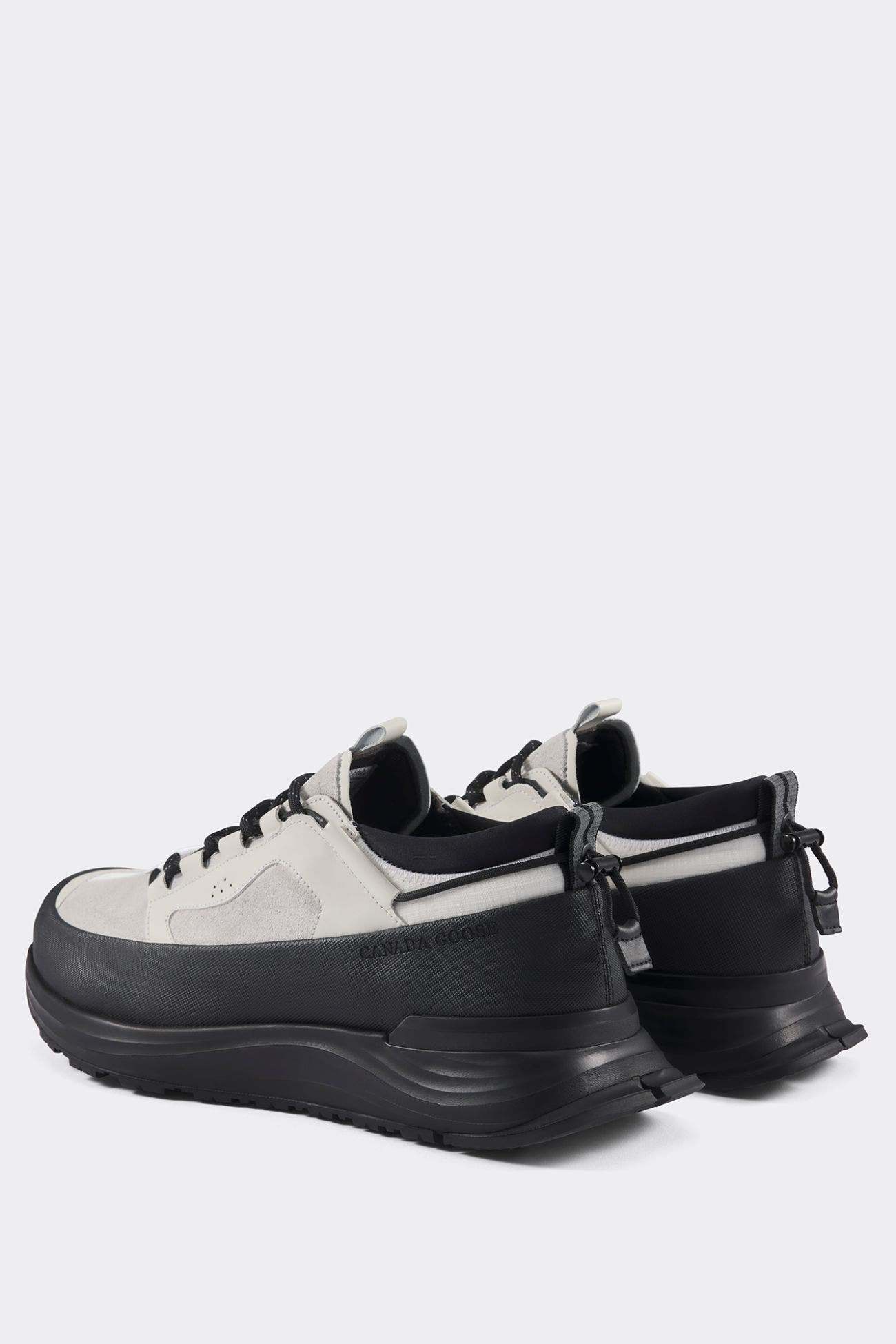 Men's Glacier Trail Sneaker, Alternate, color, White/Black