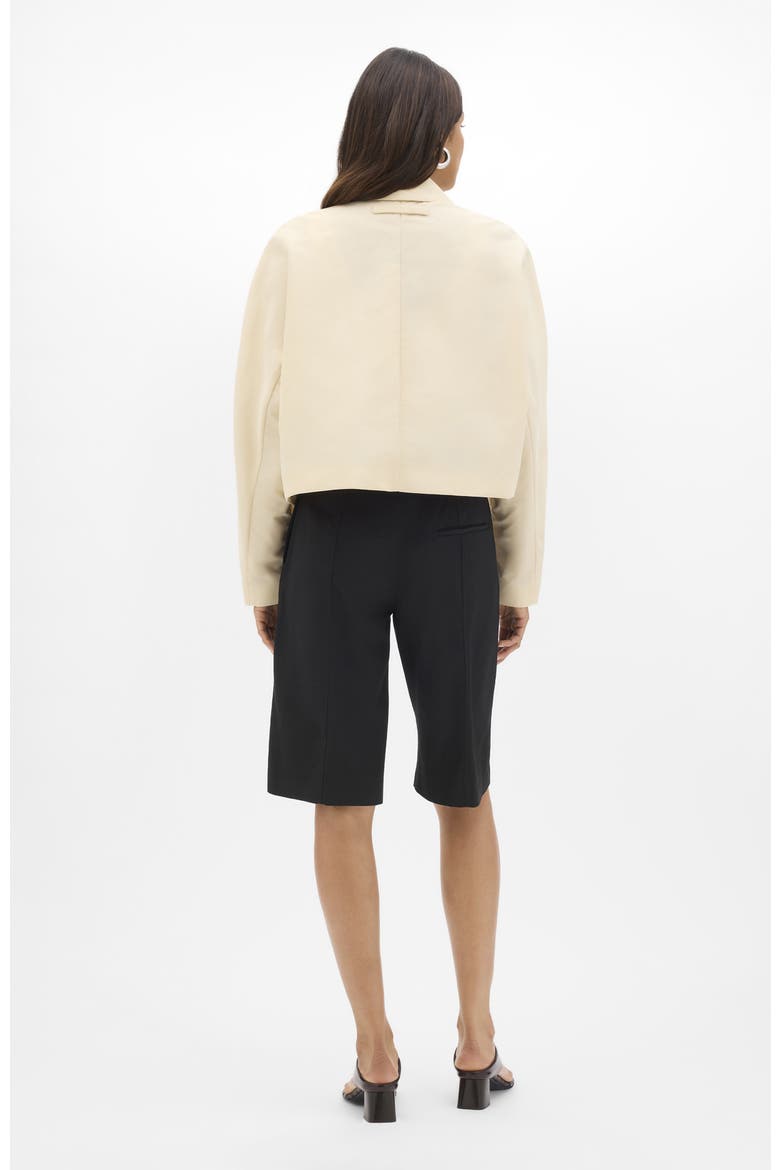Short Balmacaan, Alternate, color, Sand