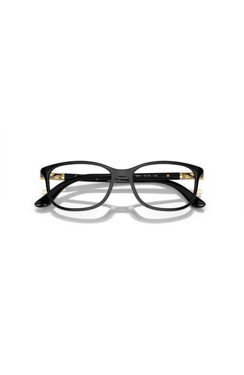 Vogue Eyewear 53mm Rectangle Optical Glasses In Black