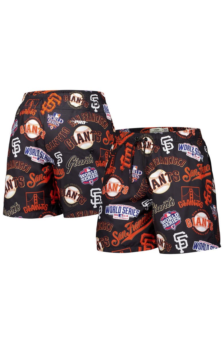 PRO STANDARD Men's Pro Standard Black San Francisco Giants Toss Logo Woven Shorts, Alternate, color, Black