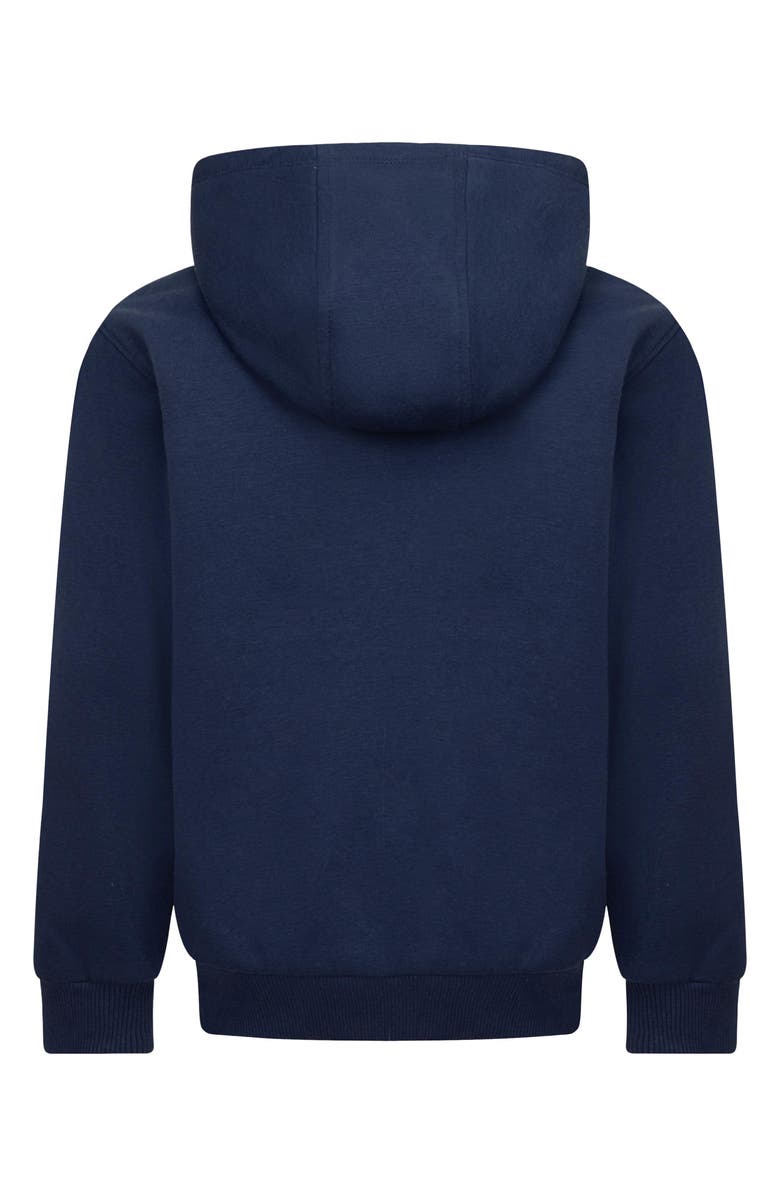 Nike Kids' Swoosh Futura Graphic Print Hoodie, Alternate, color, Midnight Navy