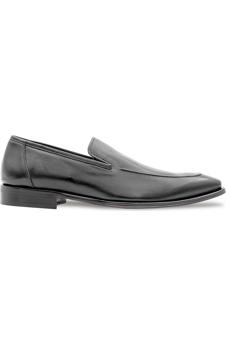 Mezlan Apron Toe Loafer, Alternate, color, Black