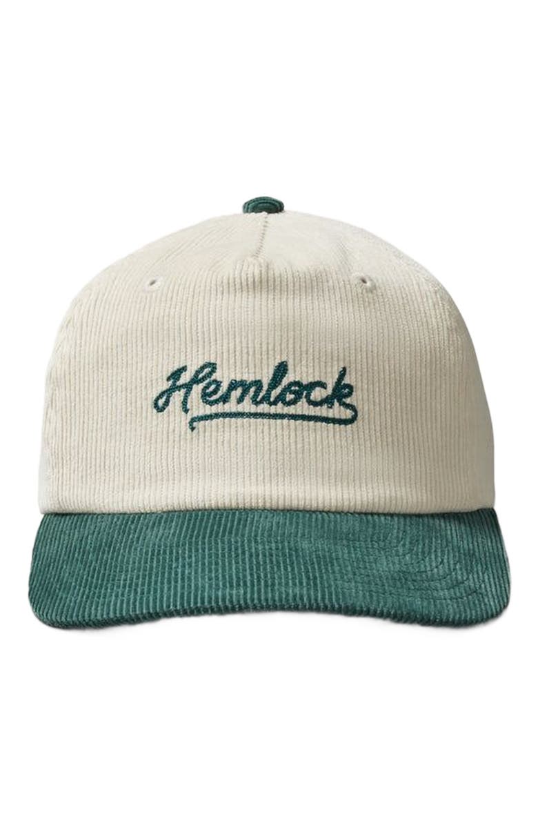 Hemlock Wesley 5 Panel Hat, Alternate, color, Emerald