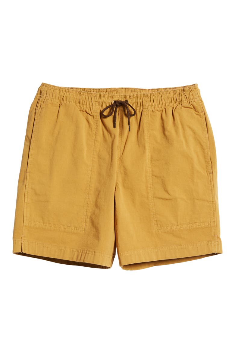 Dry Falls Drawstring Shorts, Alternate, color, MUSTARD