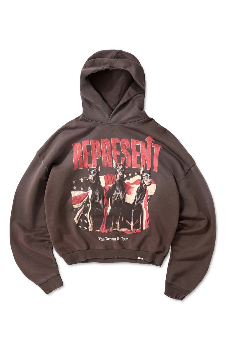 Represent Dream On Tour Graphic Sweatshirt, Alternate, color, Sun Fade Grey