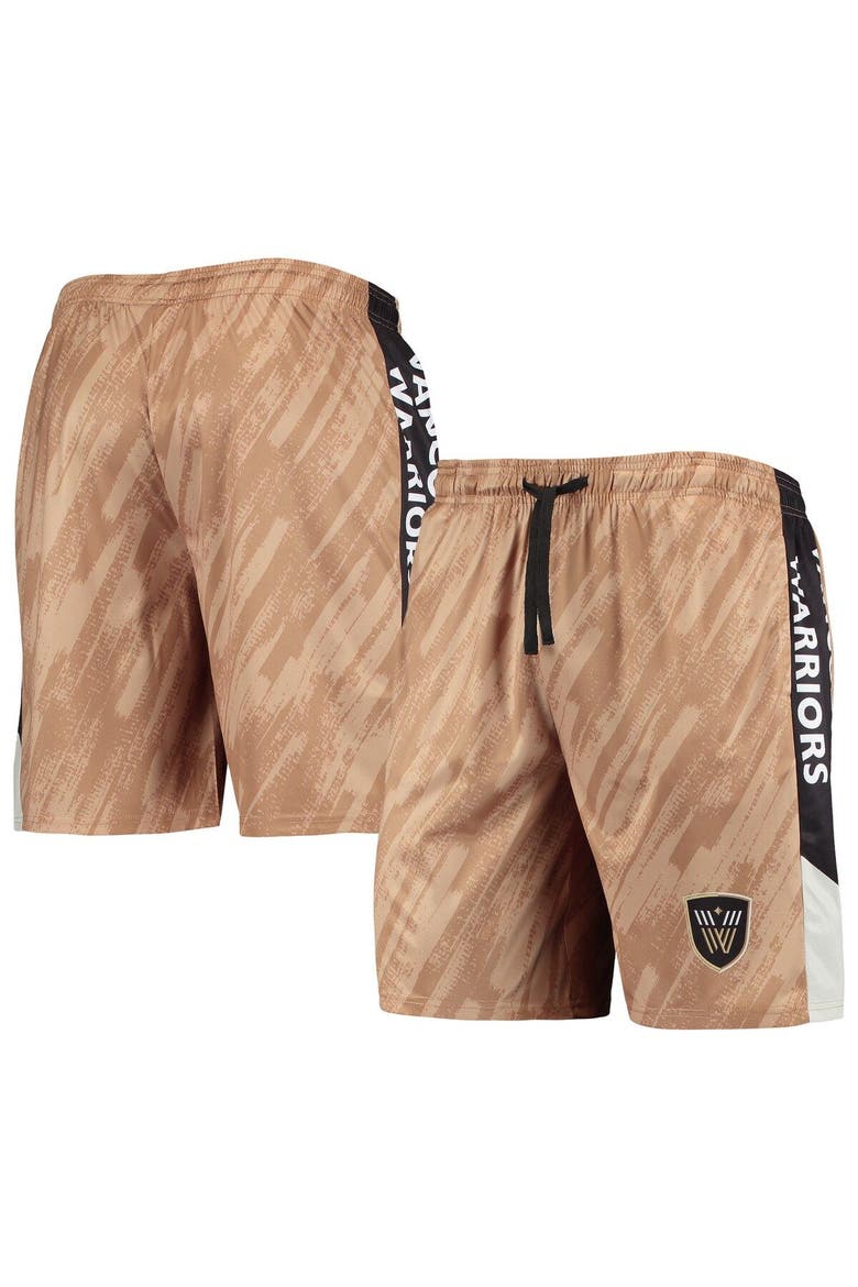 Men's FOCO Gold Vancouver Warriors Static Mesh Shorts, Main, color, Gold