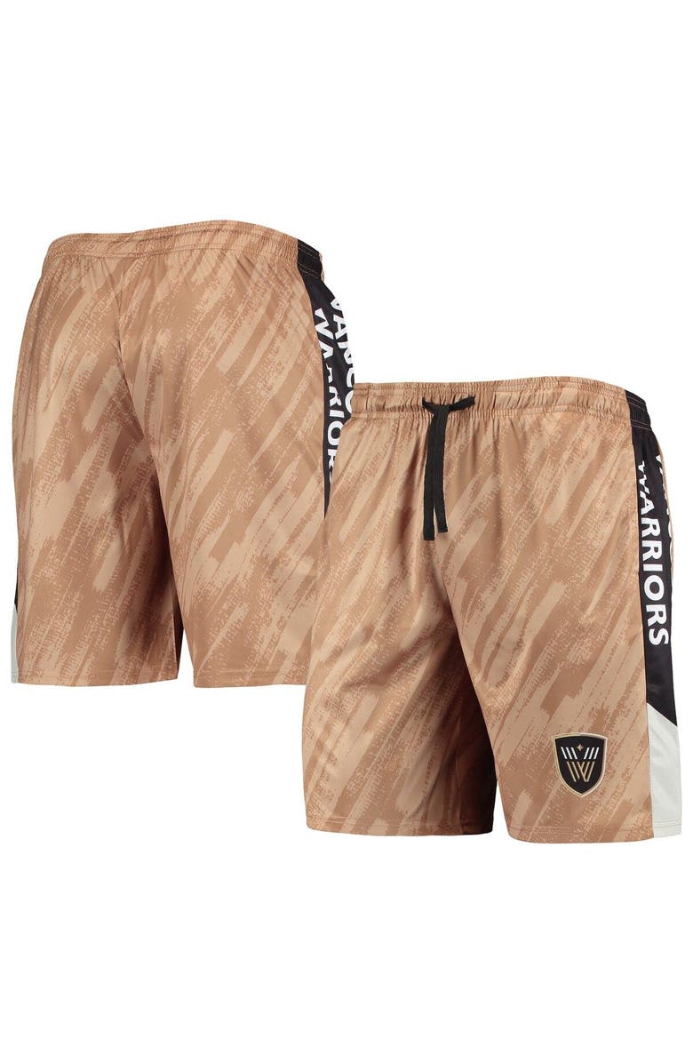 FOCO Men's FOCO Gold Vancouver Warriors Static Mesh Shorts, Main, color, Gold