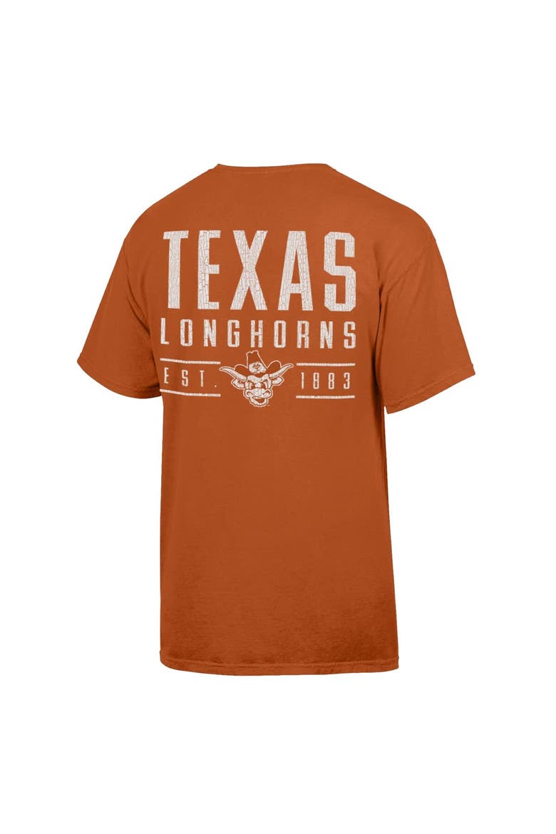 Men's ComfortWash  Burnt Orange Texas Longhorns Big Name T-Shirt, Alternate, color, Burnt Orange