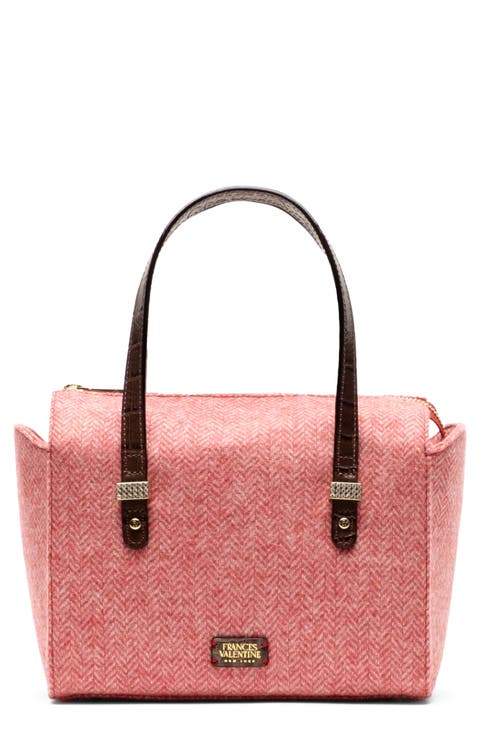 Boxy Herringbone Bag