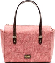 Frances Valentine Boxy Herringbone Bag