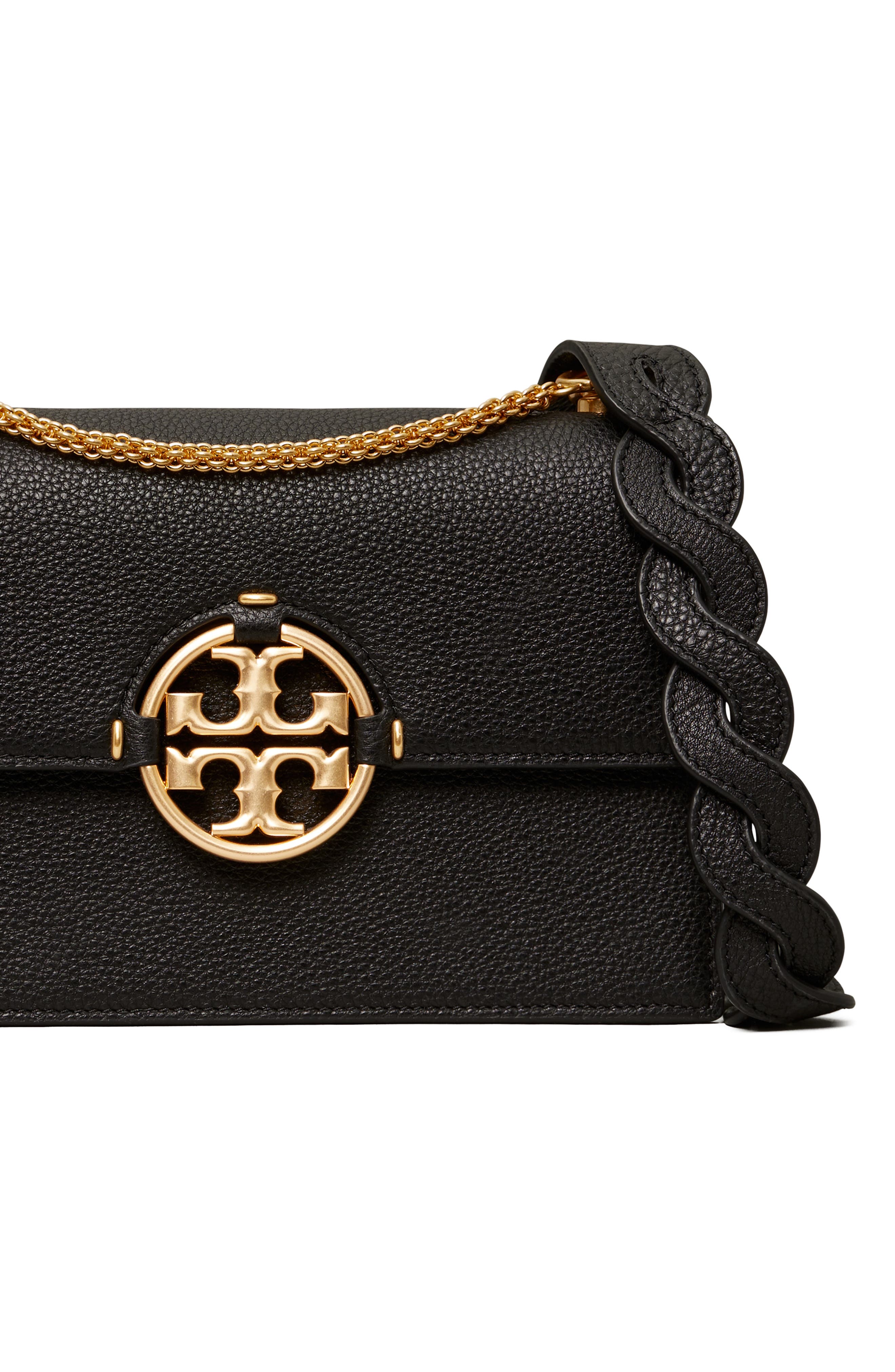 Tory Burch Miller Small Leather Shoulder Bag, Alternate, color, 